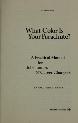 What Color Is Your Parachute? book cover